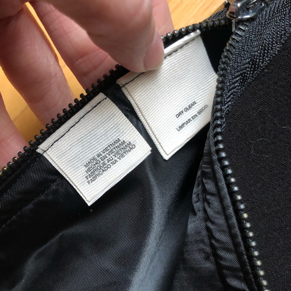 NWT Rachel Roy Cropped Modern Black Zip Blazer - Picture 7 of 14